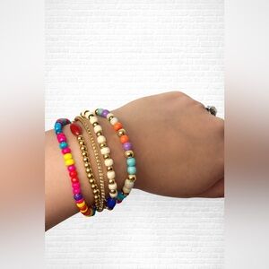 Colorful Beaded Bracelet Set